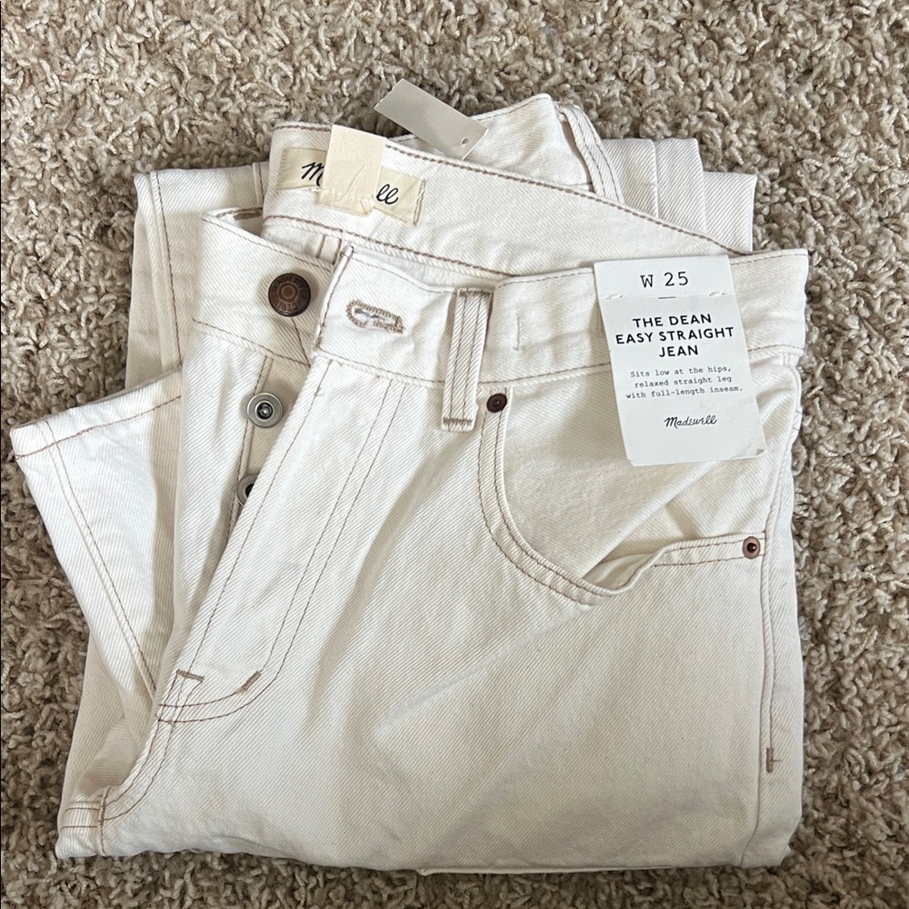 Madewell dean easy straight